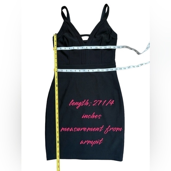 Black Guess cocktail dress 👗 Size 4 - Picture 10 of 10